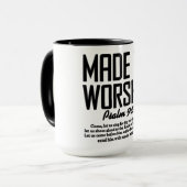 感動のクリスチャン聖書の一節 マグカップ (正面左)