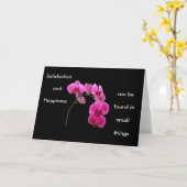 感動のハード カード (黄色い花)