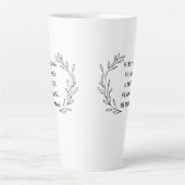 感動の名言マグカップ カフェラテマグ (正面)