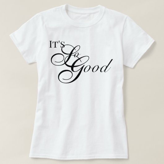 感動の美学 最高に素敵な手書きスクリプト Tシャツ (デザイン正面)