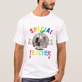 感動を呼ぶ特別な先生の写真 Tシャツ