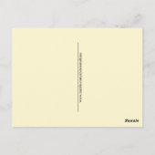 感動的ありがとう ポストカード (裏面)