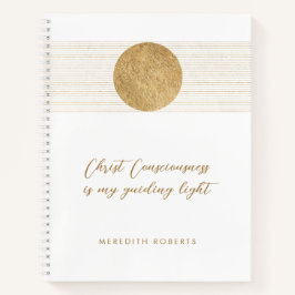 感動的ことわざゴールデンサンパーソナライズされた ノートブック