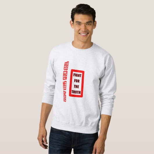 感動的ことわざTシャツ スウェットシャツ (正面フル)