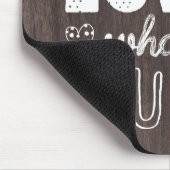 ""感動的ことを愛するものして下さい マウスパッド (コーナー)