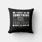 感動的で前向きでやる気を起こさせるなことわざ クッション (正面)