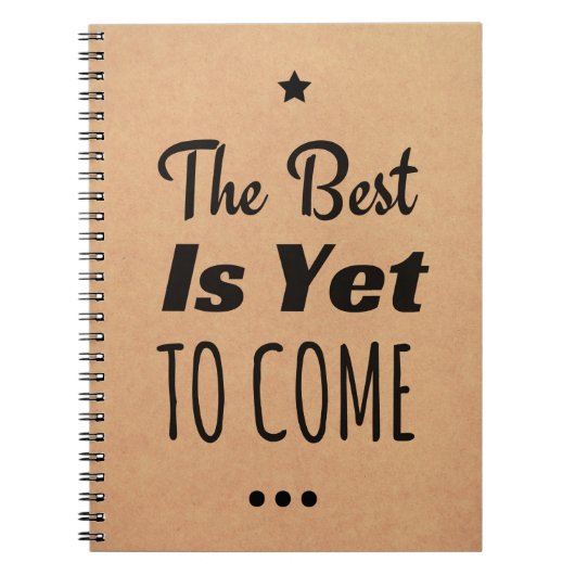 感動的で及びやる気を起こさせるなノート、ジャーナル ノートブック (正面)