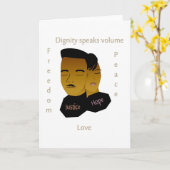 感動的で黒い歴史月の空白のなカード カード (黄色い花)