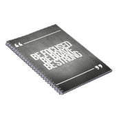 感動的で、やる気を起こさせるな引用文 ノートブック (右側)