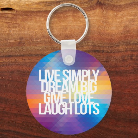 感動的とやる気を起こさせる引用文 キーホルダー (正面)