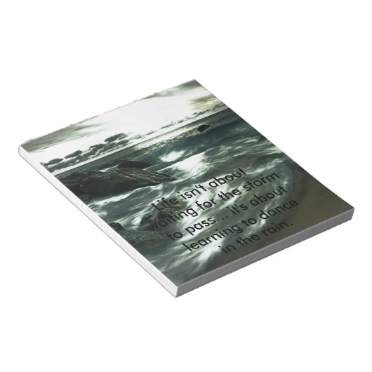 感動的とやる気を起こさせる引用文 ノートパッド (アングル)