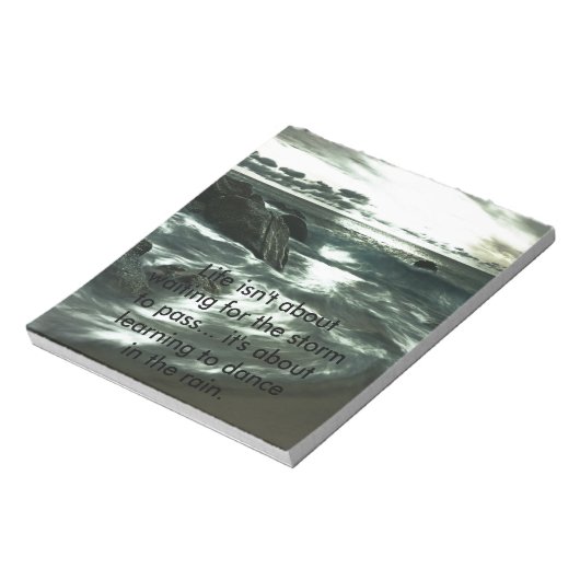 感動的とやる気を起こさせる引用文 ノートパッド (回転)