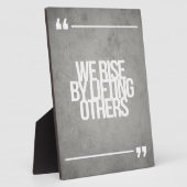 感動的とやる気を起こさせる引用文 フォトプラーク (側面)