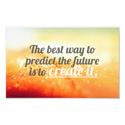 感動的とやる気を起こさせる引用文 フォトプリント            (正面)