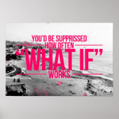 感動的とやる気を起こさせる引用文 ポスター (正面)