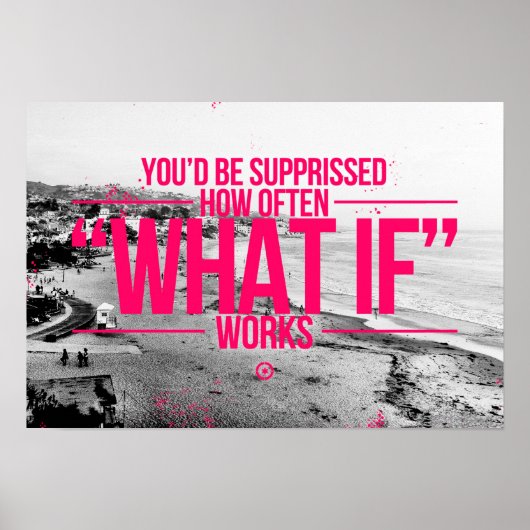 感動的とやる気を起こさせる引用文 ポスター (正面)