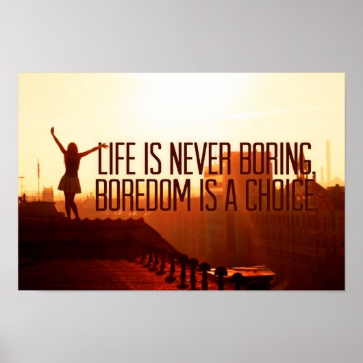 感動的とやる気を起こさせる引用文 ポスター (正面)