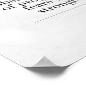 感動的とやる気を起こさせる引用文 ポスター (角)