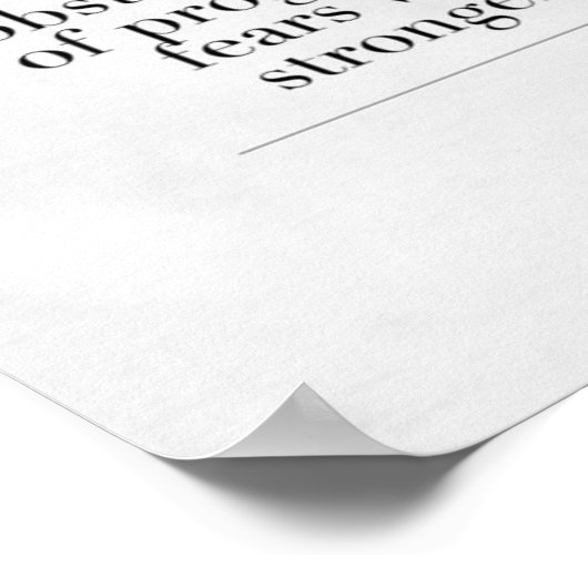 感動的とやる気を起こさせる引用文 ポスター (角)