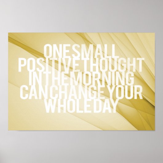 感動的とやる気を起こさせる引用文 ポスター (正面)