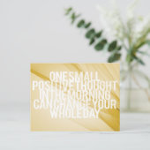 感動的とやる気を起こさせる引用文 ポストカード (スタンド正面)