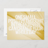 感動的とやる気を起こさせる引用文 ポストカード (正面/裏面)