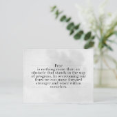 感動的とやる気を起こさせる引用文 ポストカード (スタンド正面)