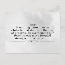 感動的とやる気を起こさせる引用文 ポストカード