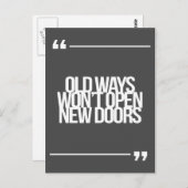 感動的とやる気を起こさせる引用文 ポストカード (正面/裏面)