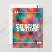 感動的とやる気を起こさせる引用文 ポストカード (正面/裏面)