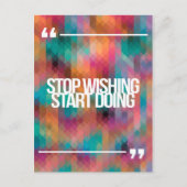 感動的とやる気を起こさせる引用文 ポストカード (正面)