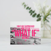 感動的とやる気を起こさせる引用文 ポストカード (スタンド正面)