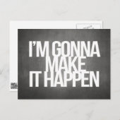 感動的とやる気を起こさせる引用文 ポストカード (正面/裏面)