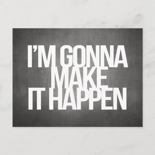 感動的とやる気を起こさせる引用文 ポストカード (正面)