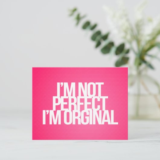 感動的とやる気を起こさせる引用文 ポストカード (スタンド正面)