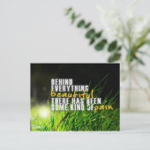 感動的とやる気を起こさせる引用文 ポストカード (スタンド正面)