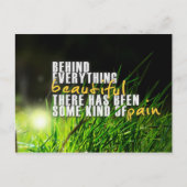 感動的とやる気を起こさせる引用文 ポストカード (正面)