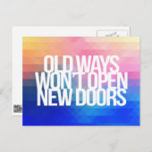 感動的とやる気を起こさせる引用文 ポストカード (正面/裏面)