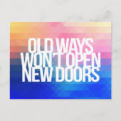 感動的とやる気を起こさせる引用文 ポストカード (正面)