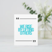 感動的とやる気を起こさせる引用文 ポストカード (スタンド正面)