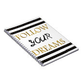 感動的なあなたの夢を後を追って下さい ノートブック (右側)