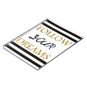 感動的なあなたの夢を後を追って下さい ノートブック (左側)