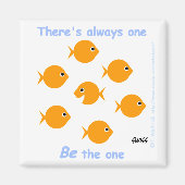 "感動的なかわいい漫画はそこに常にです1つ" マグネット (正面)