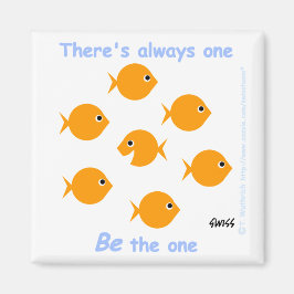 "感動的なかわいい漫画はそこに常にです1つ" マグネット