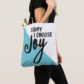 感動的なことわざは喜びを選びます トートバッグ (クローズアップ)