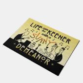 感動的なアールデコ20sのレトロの明るい振舞い ドアマット (アングル)