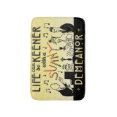 感動的なアールデコ20sのレトロの明るい振舞い バスマット (正面縦)