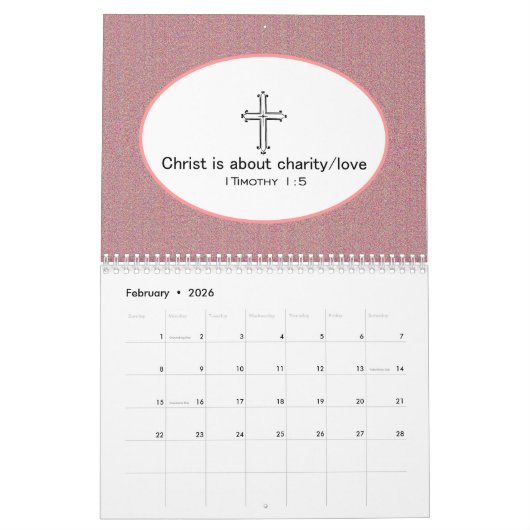 感動的なカレンダーを信じる理由 カレンダー (2月 2026)