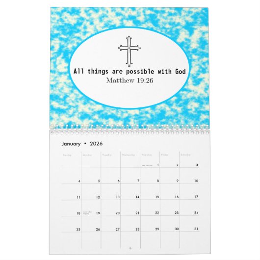 感動的なカレンダーを信じる理由 カレンダー (1月 2026)