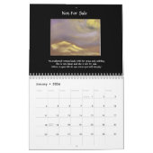 感動的なカレンダー カレンダー (1月 2026)